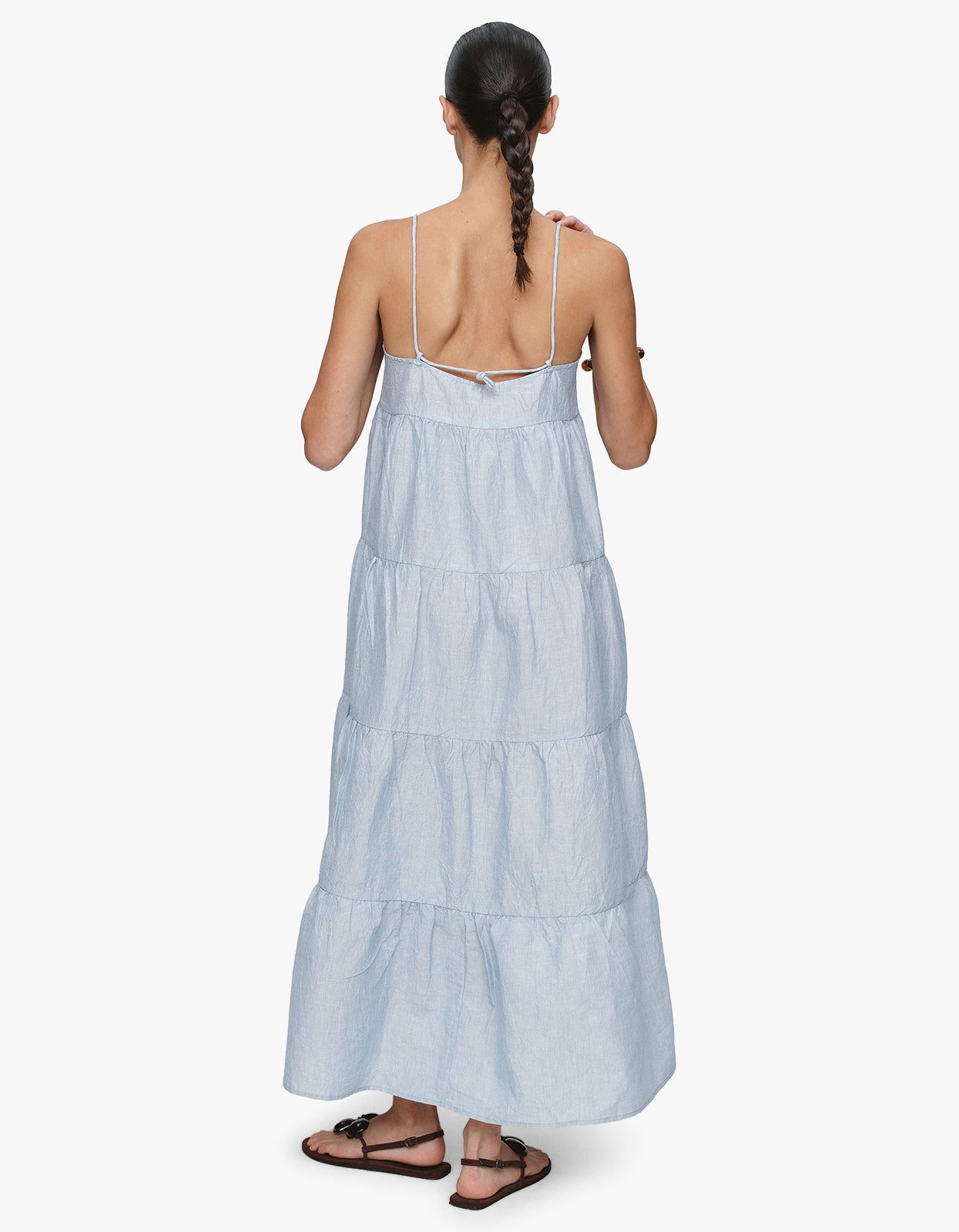 Ophelia Dress - Bleu Stripe