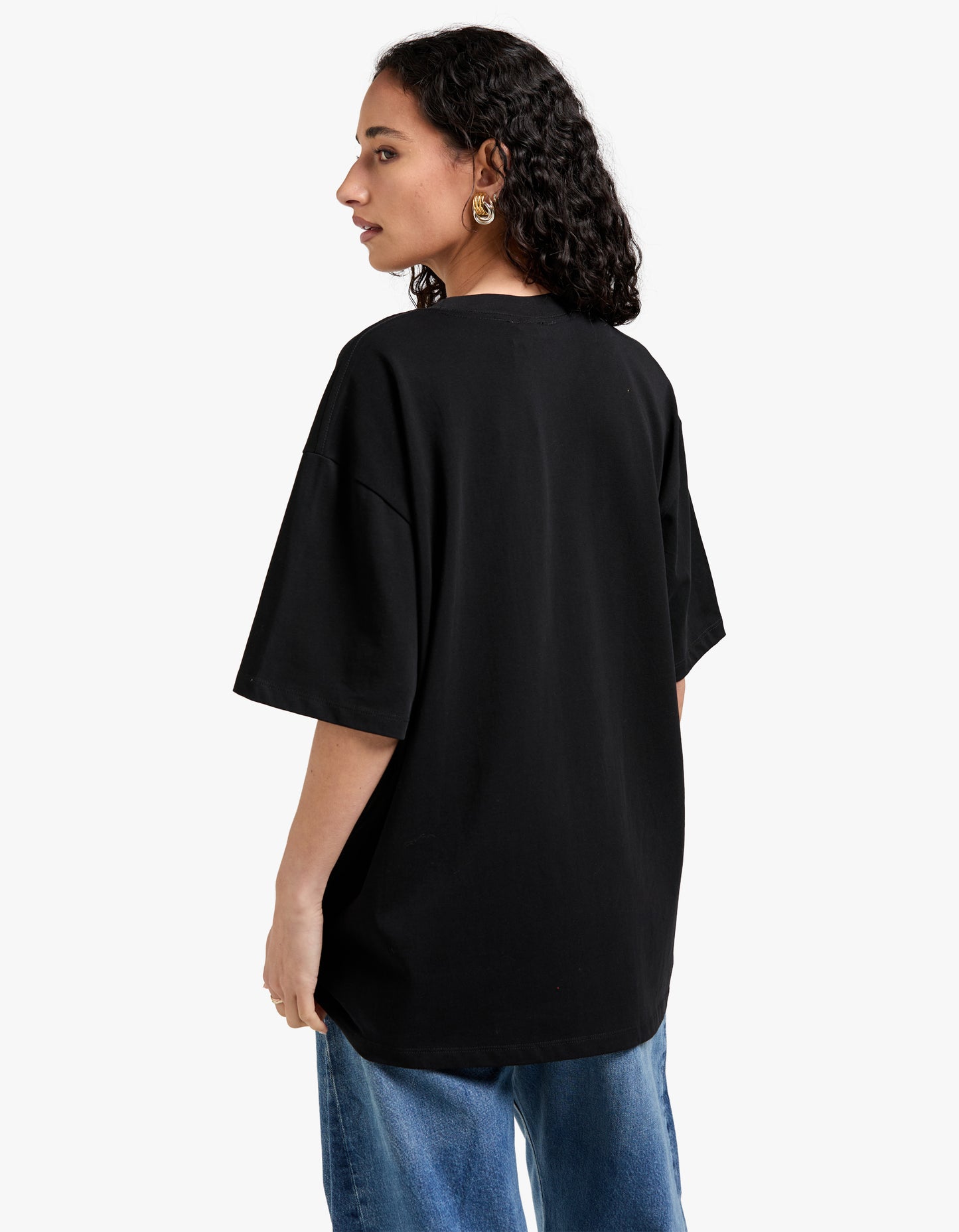 C'Est La Vie Oversize Tee - Black