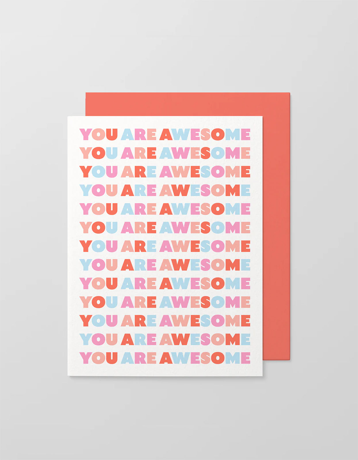 You Are Awesome Card - Multi Tomato