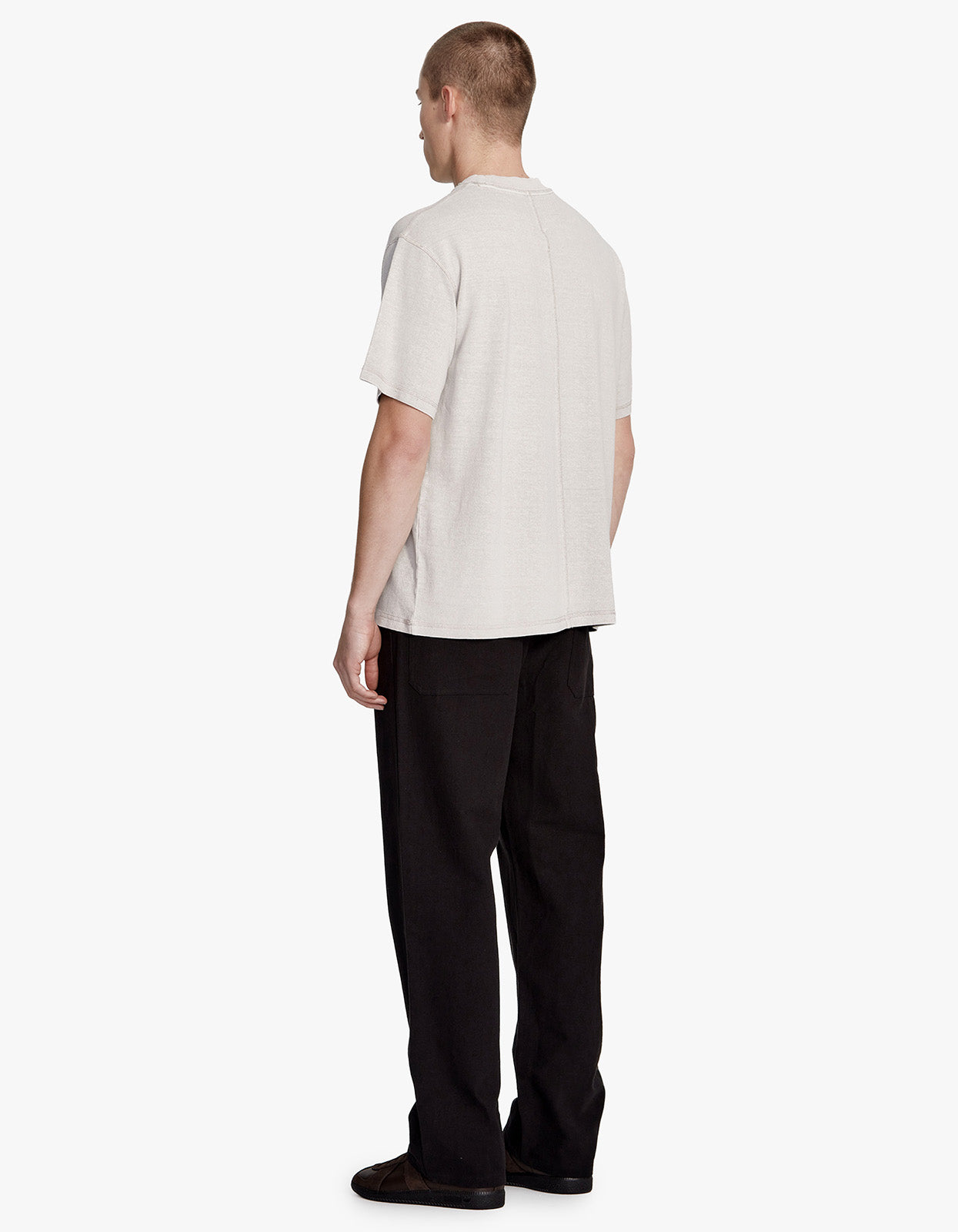 Mens Hemp Jersey Studio Tee - Vintage Stone