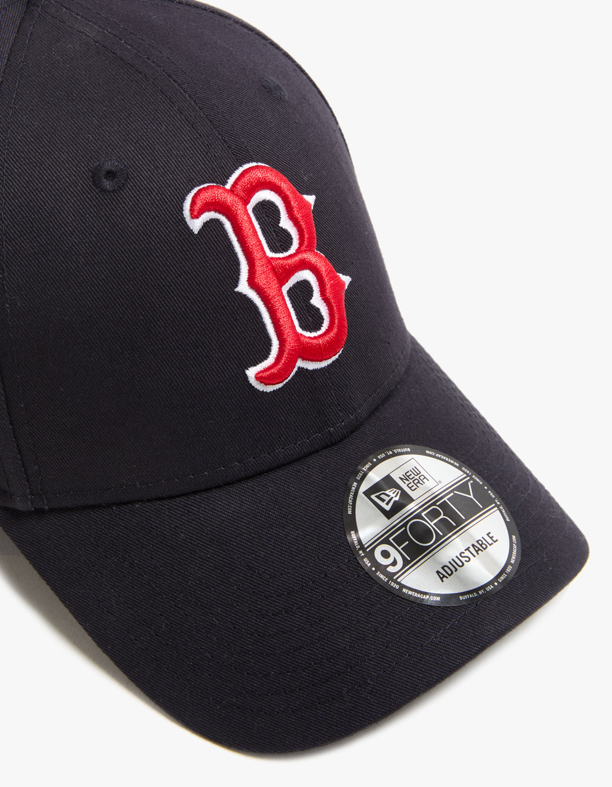 Boston Red Sox 9FORTY Strapback Cap - Navy/Red