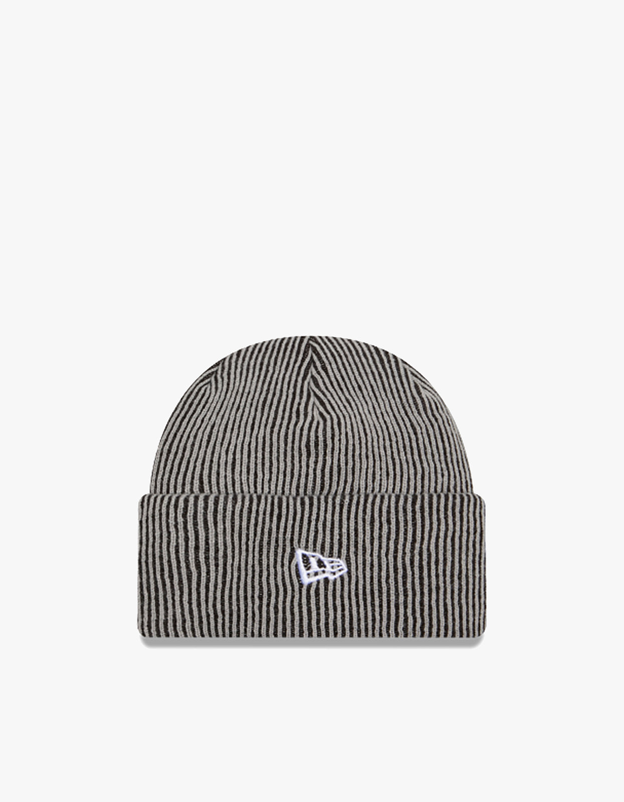 New York Yankees Fisherman Pinstripe Knit Beanie - Grey