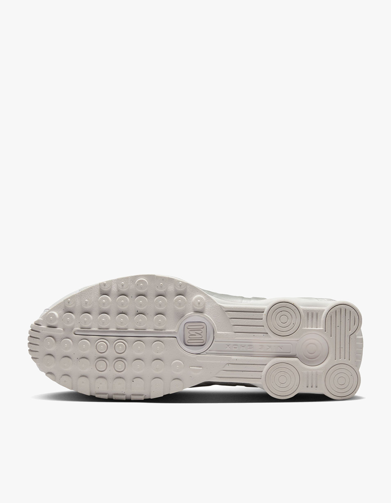 Mens Nike Shox R4 - White/Metallic Silver/White