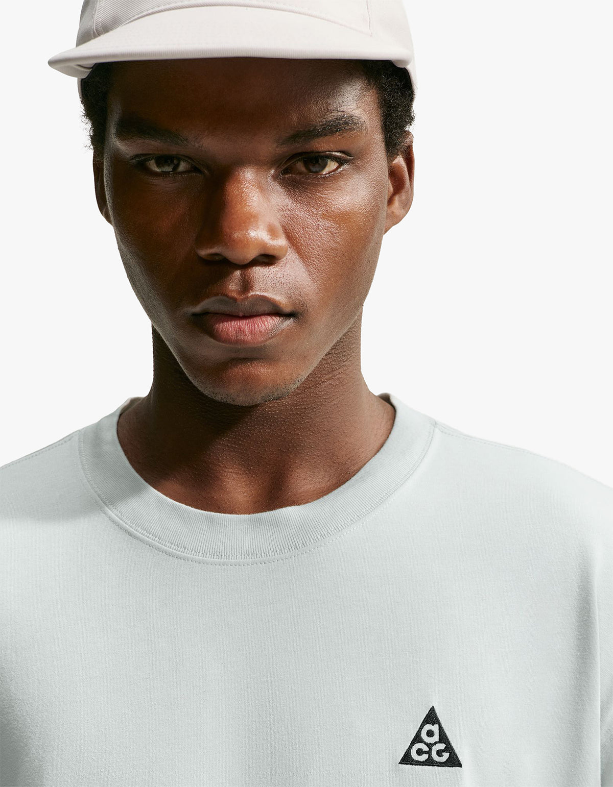Nike ACG Mens Dri-Fit T-Shirt - Light Silver/Black