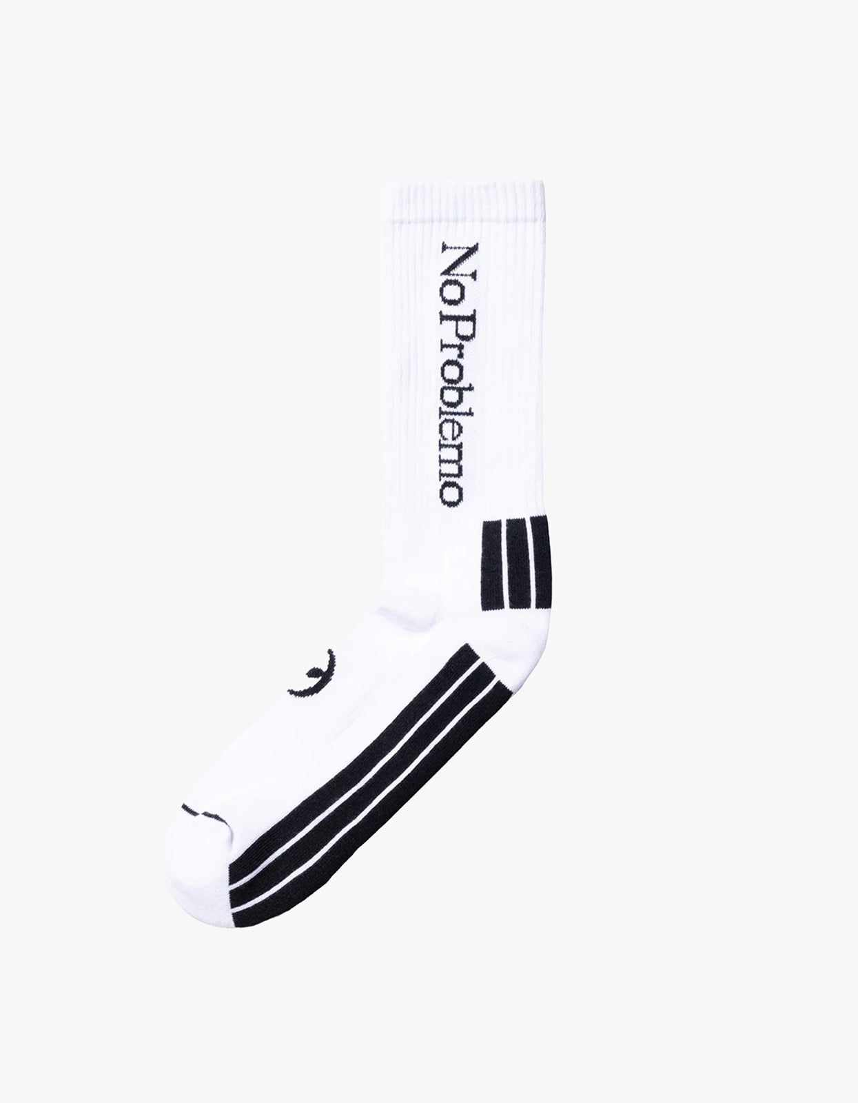 No Problemo Sock - White