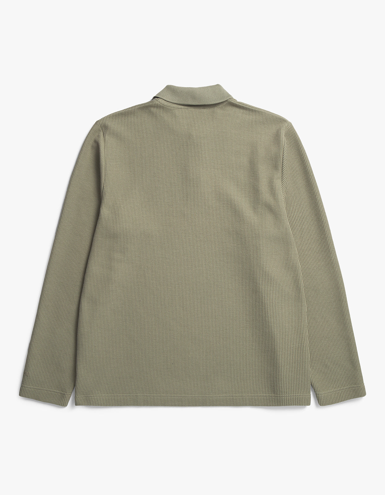 Ruben Double Face L/S Polo Shirt - Clay