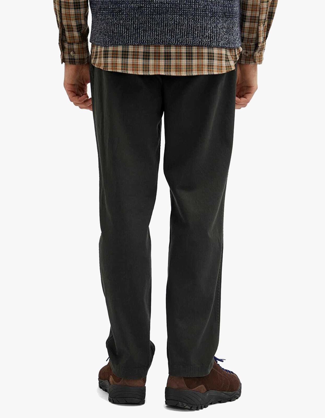 Ezra Relaxed Organic Stretch Twill Trouser - Beech Green