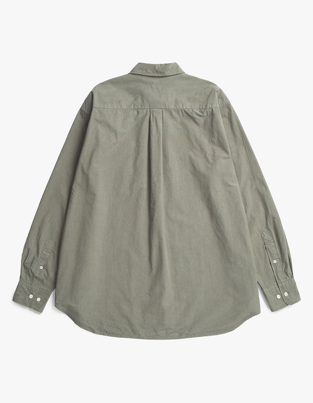 Mo Cotton Tencel Shirt - Mid Khaki