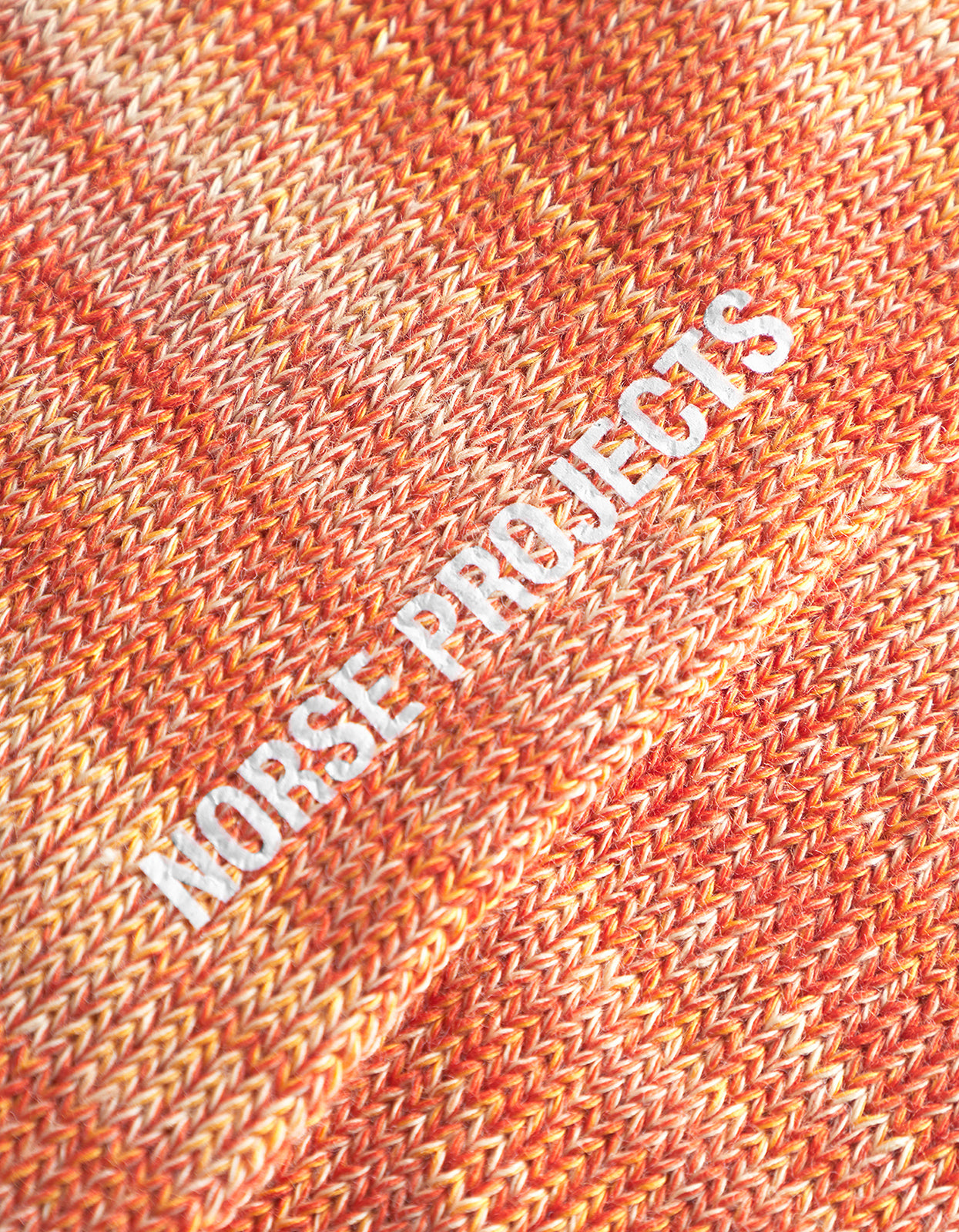 Bjarki Cotton Twist Sock - Blood Orange