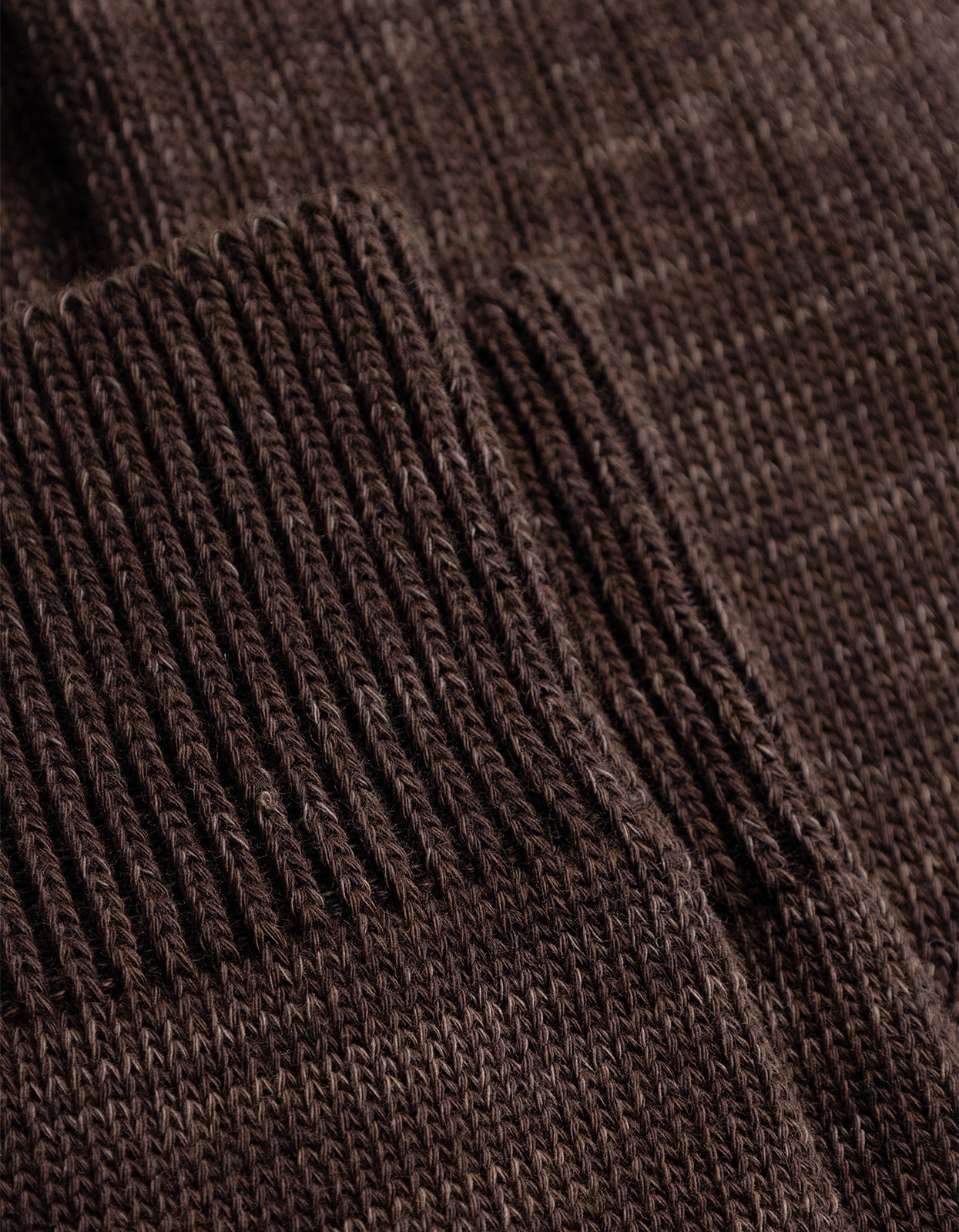 Bykle Heavy Cotton Twist Sock - Delicioso Brown