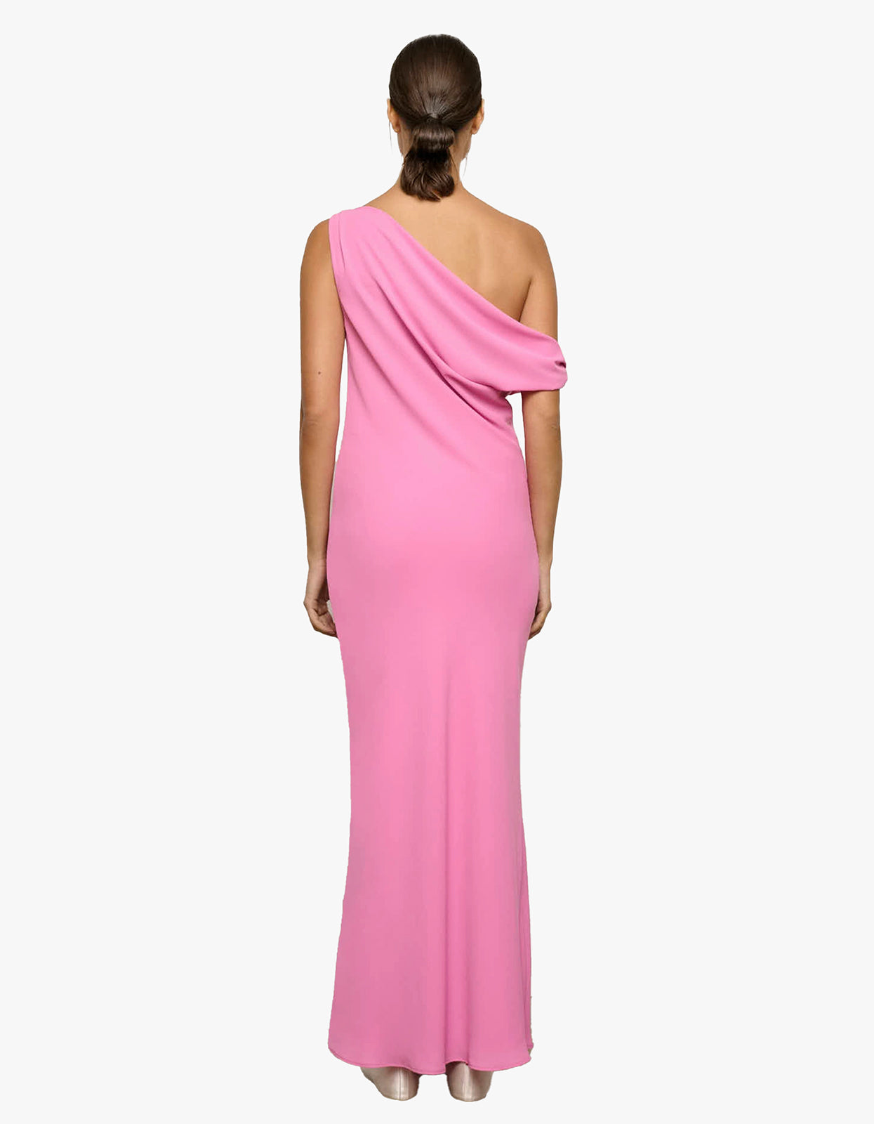 Bardot Dress - Vivid Pink