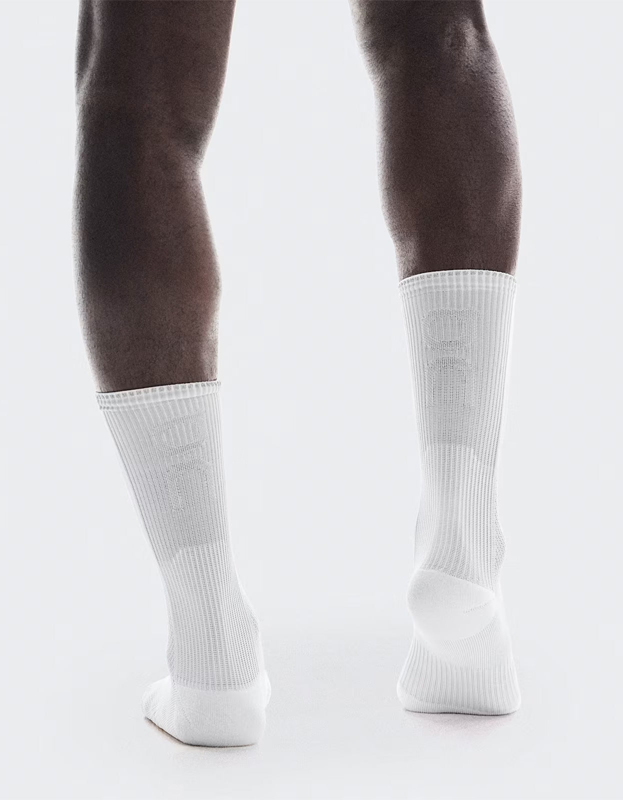 Performance Run Sock High 1 - White/Glacier