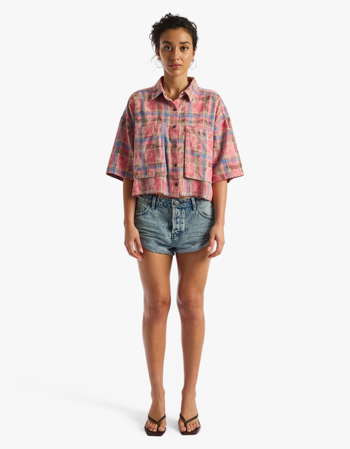 Bandits Low Waist Denim Shorts - Blue Crush
