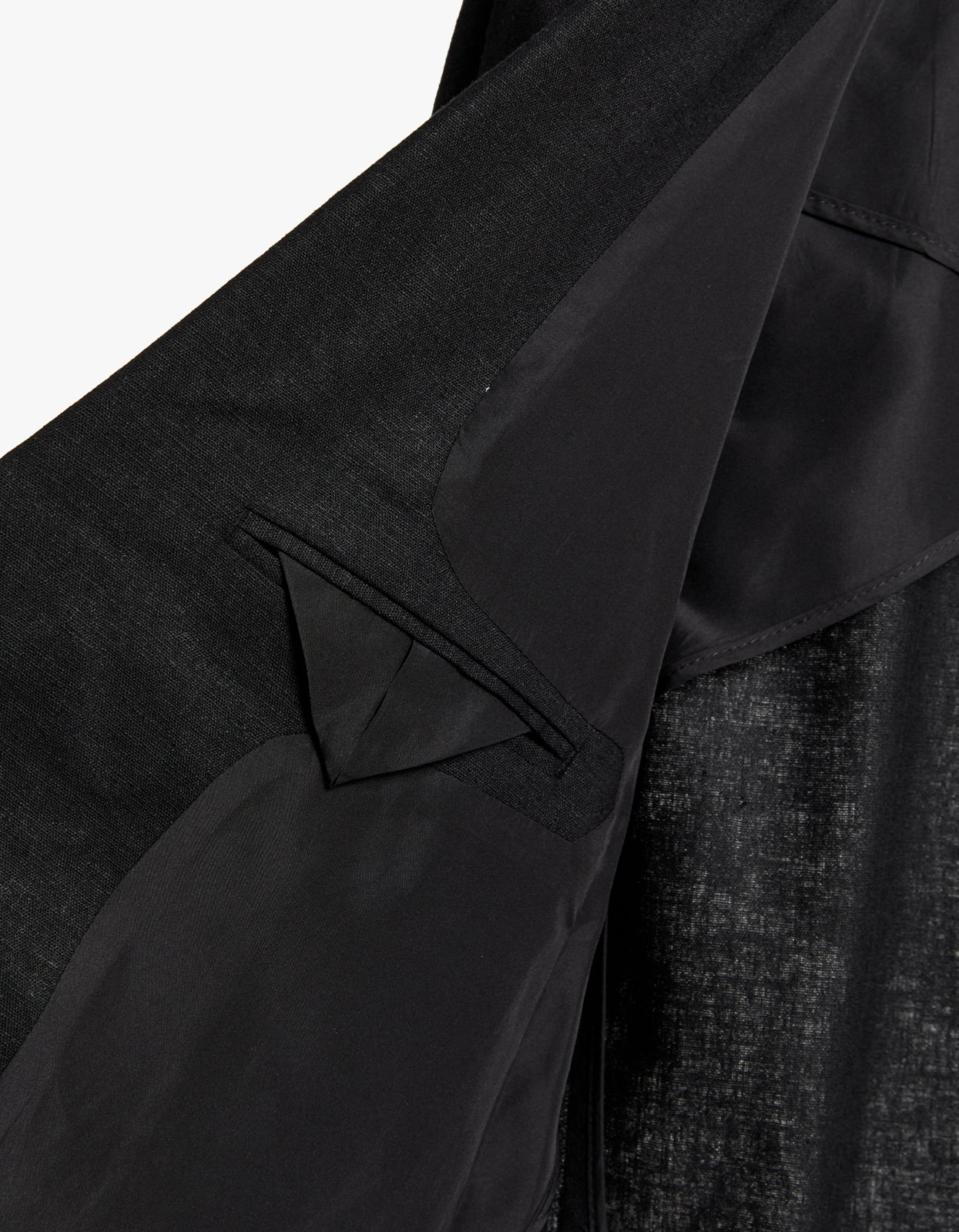 Frank Linen Blazer - Black