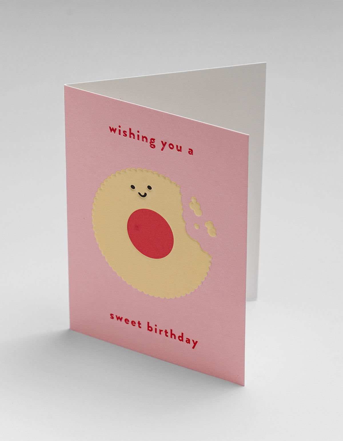 Wishing You A Sweet Birthday Card - Pink