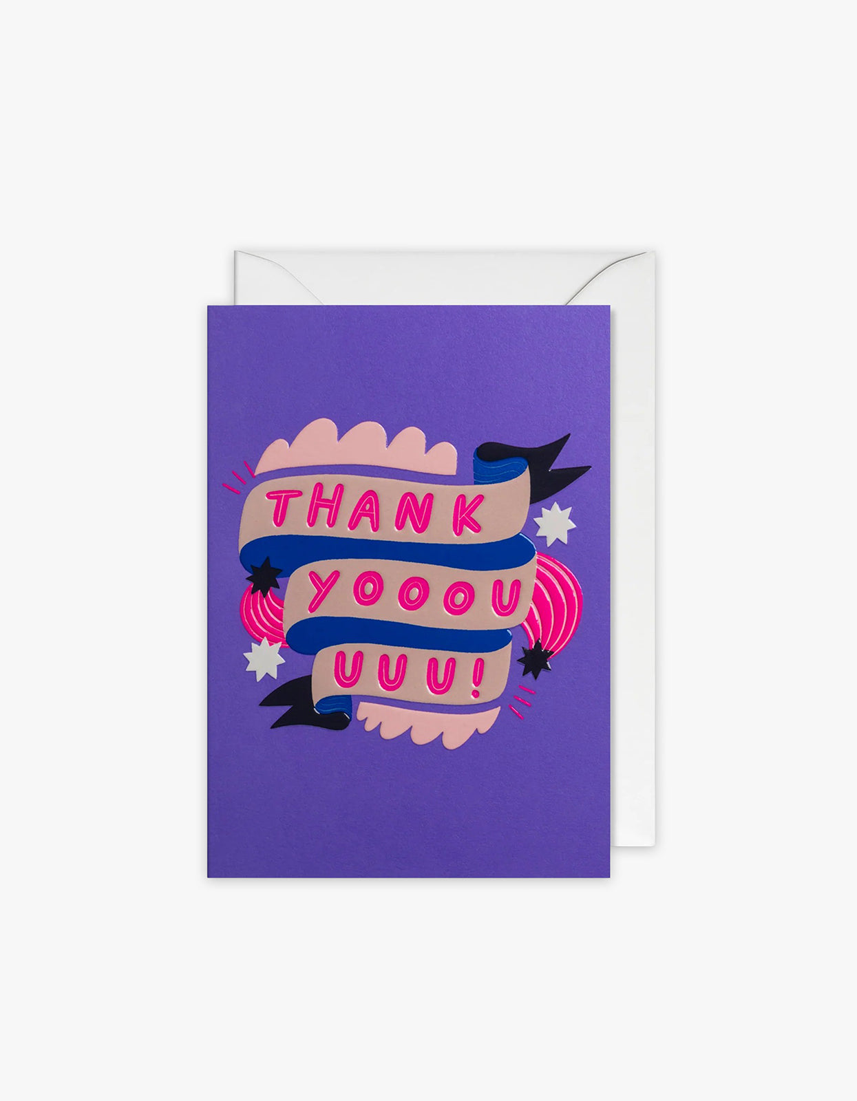 Thank Yooouuuu! Card - Purple