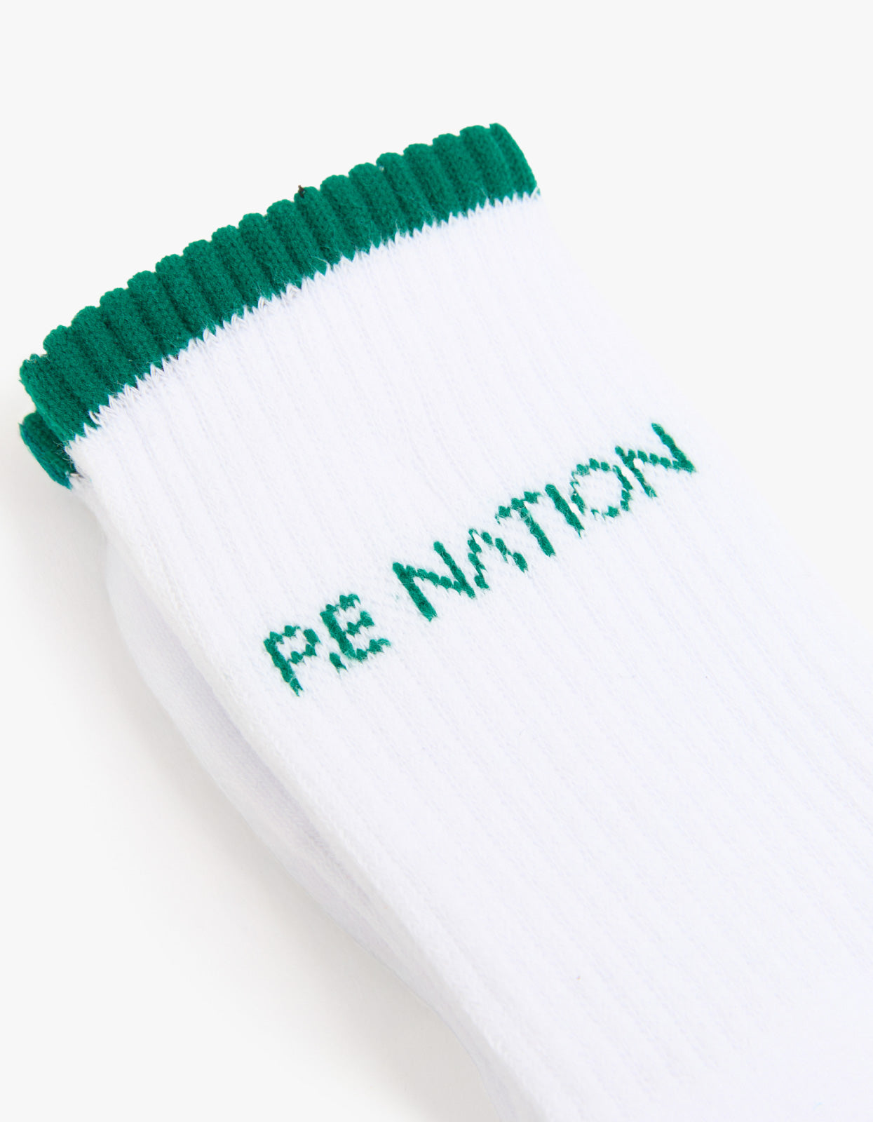 Vita Sock - Optic White/College Green