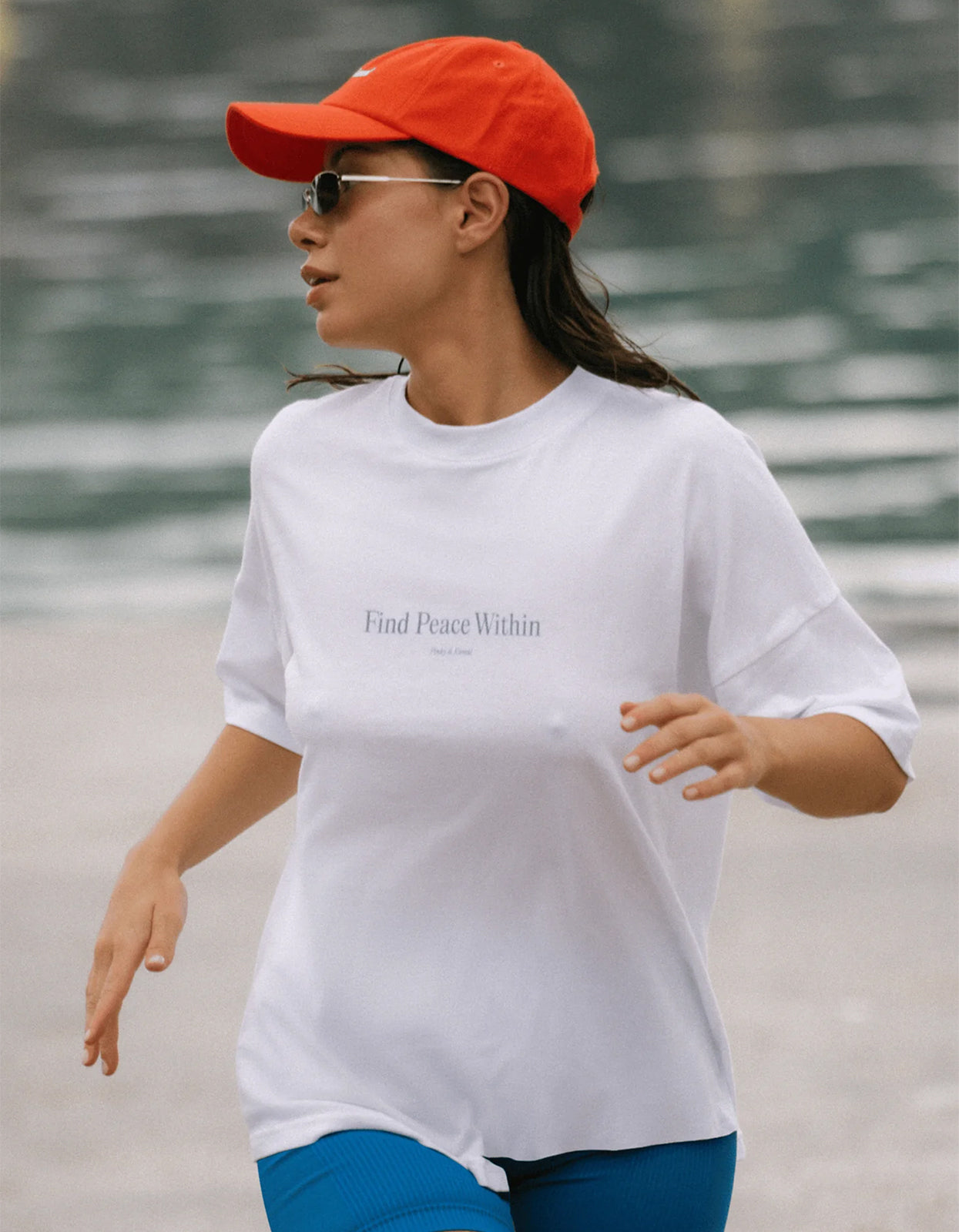 Pinky & Kamal Sport Logo Cap - Red/White