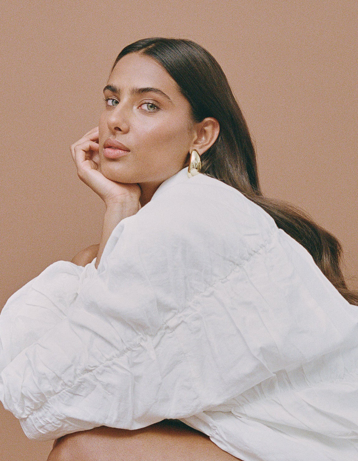 Clip On Blob Earrings Maxi - Gold