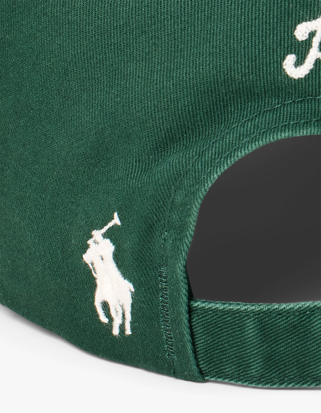 Dog Embroidered Twill Ball Cap - Vintage Pine