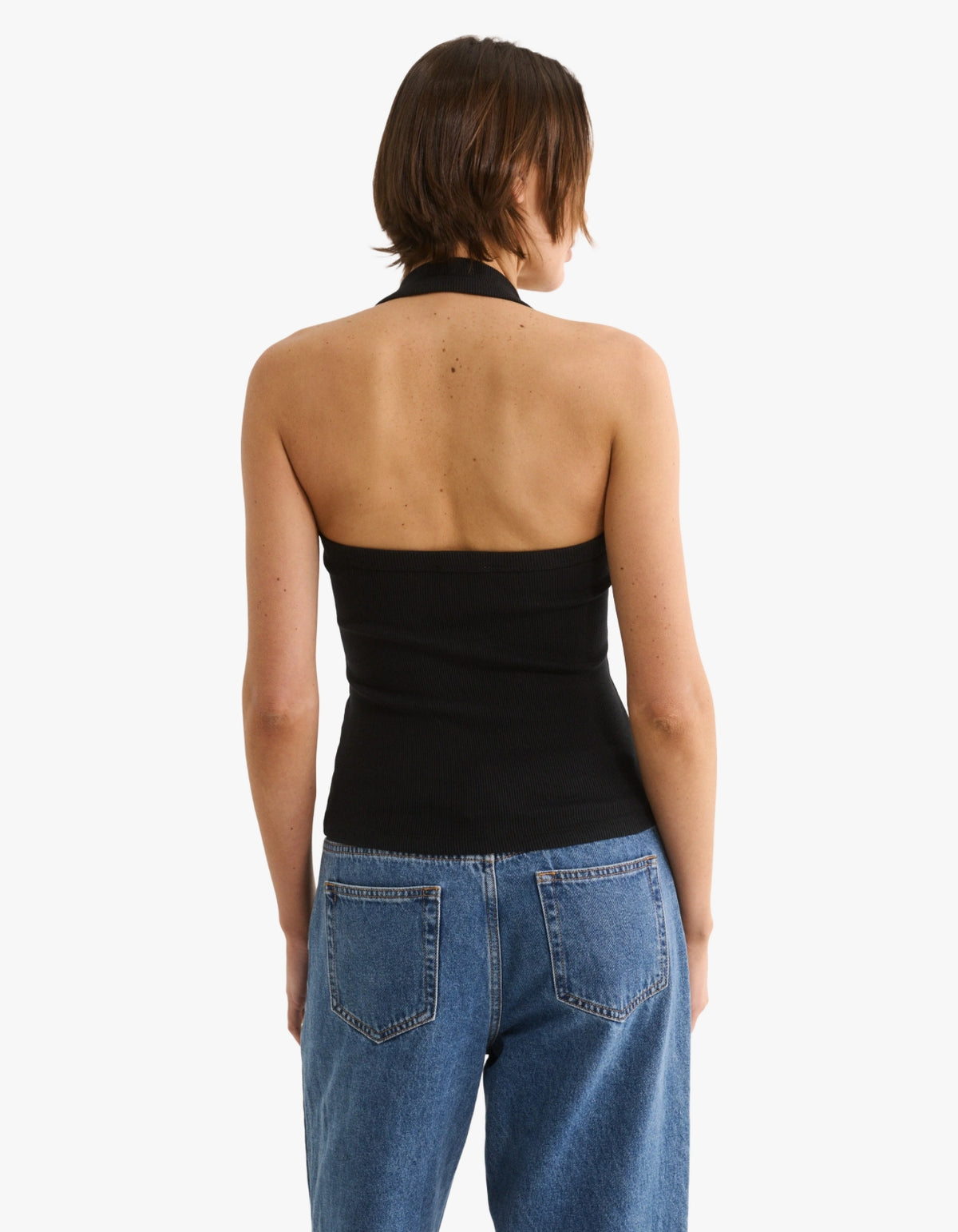 Harmony Halter Tank - Black