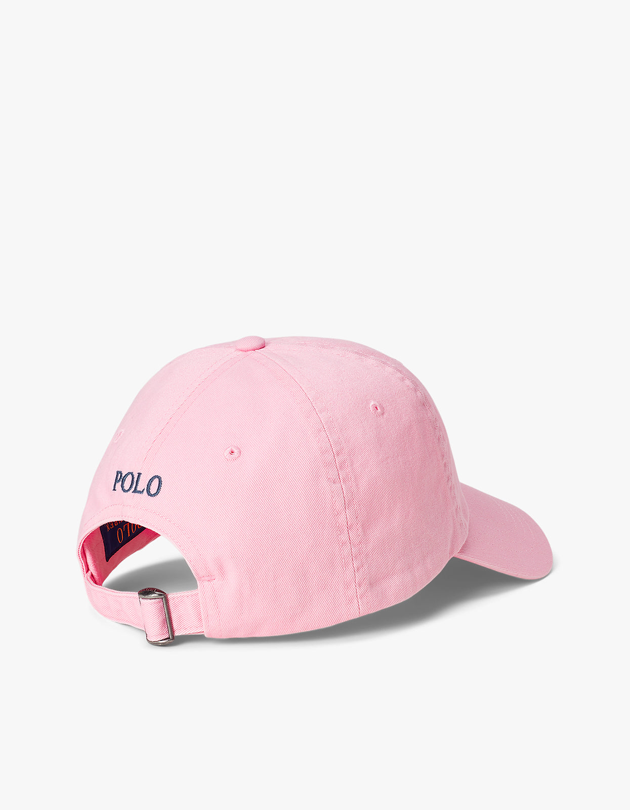 Cotton Chino Baseball Cap - Carmel Pink/Jewel Blue