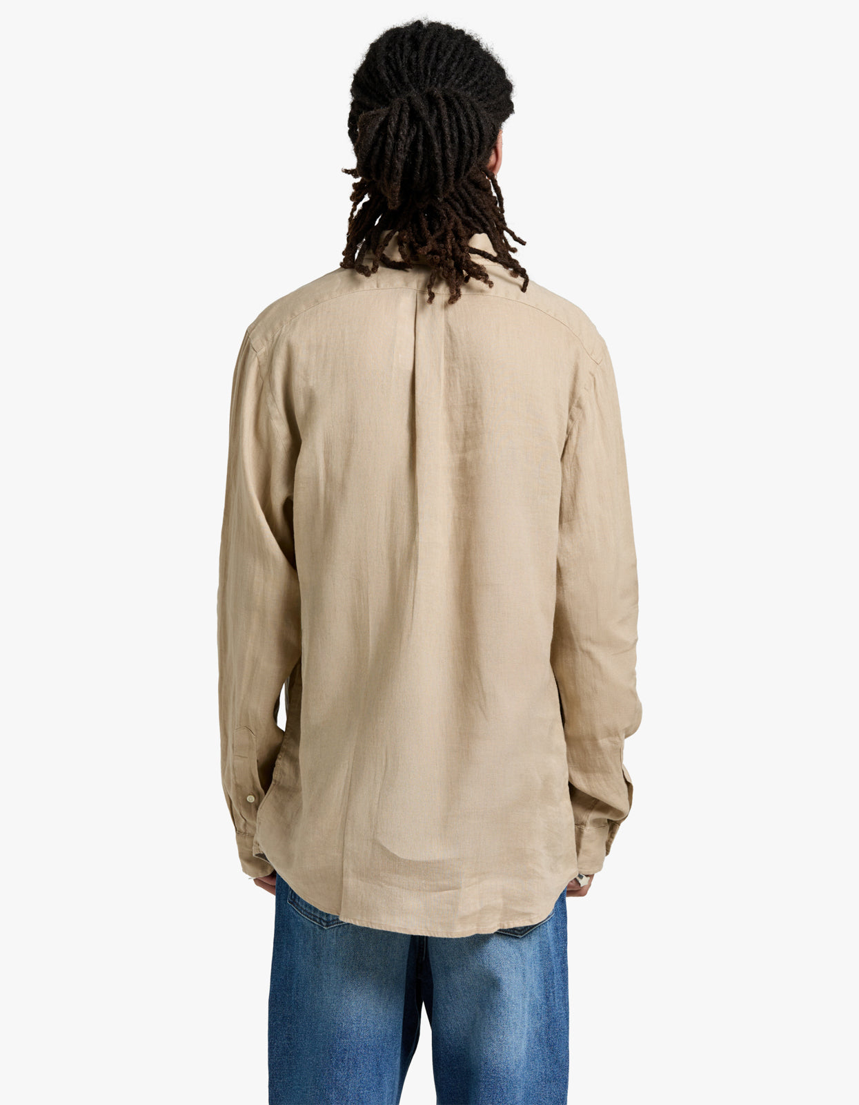 Long Sleeve Sport Shirt - Coastal Beige