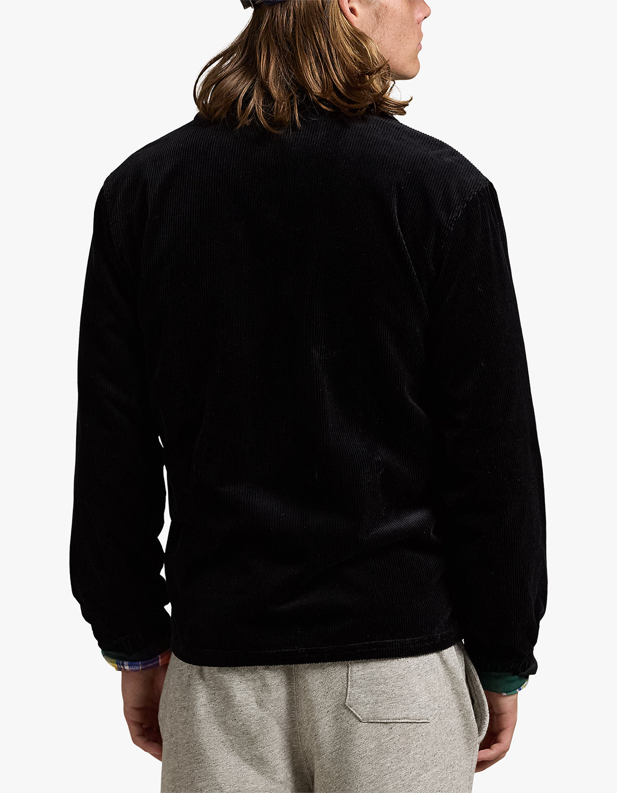 Lined Coachs Windbreaker Jacket - Polo Black