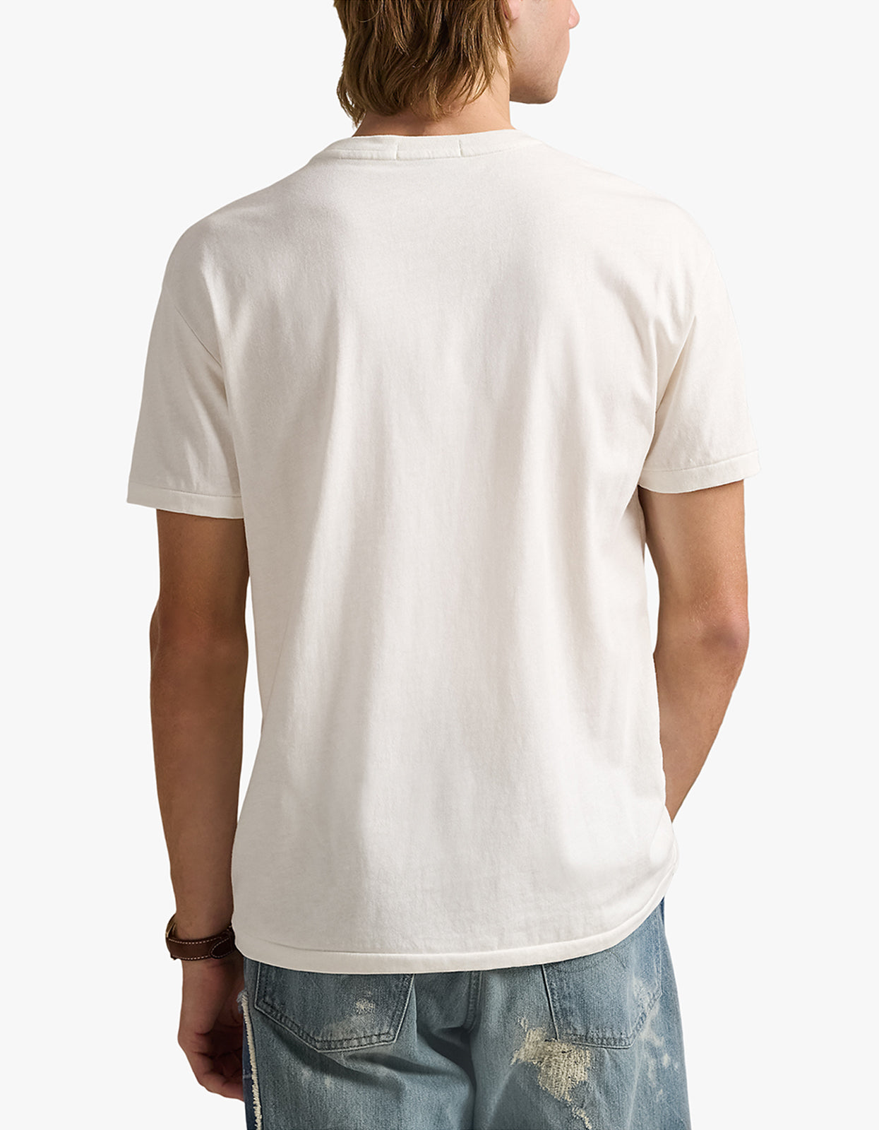 Classic Fit Uneven Jersey T Shirt - Nevis