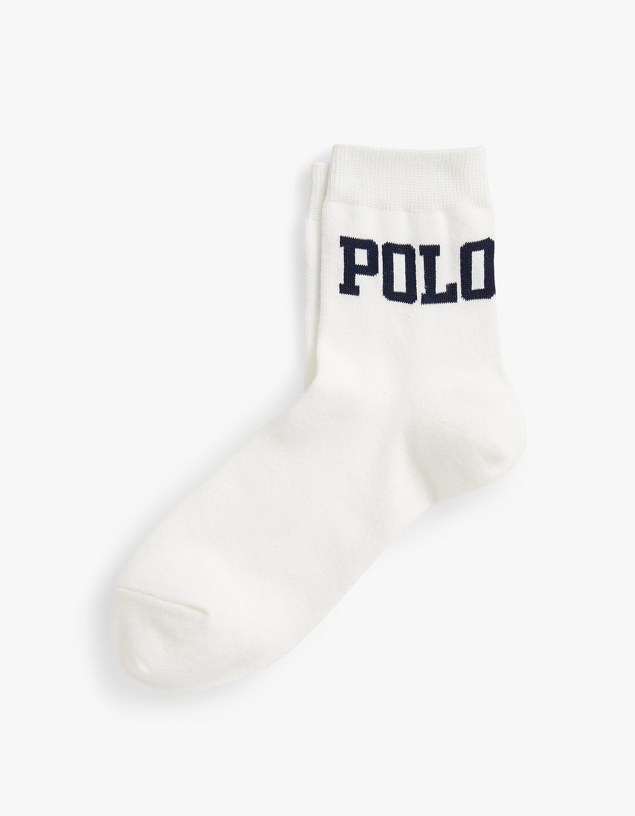 Polo Logo Socks - Deckwash White