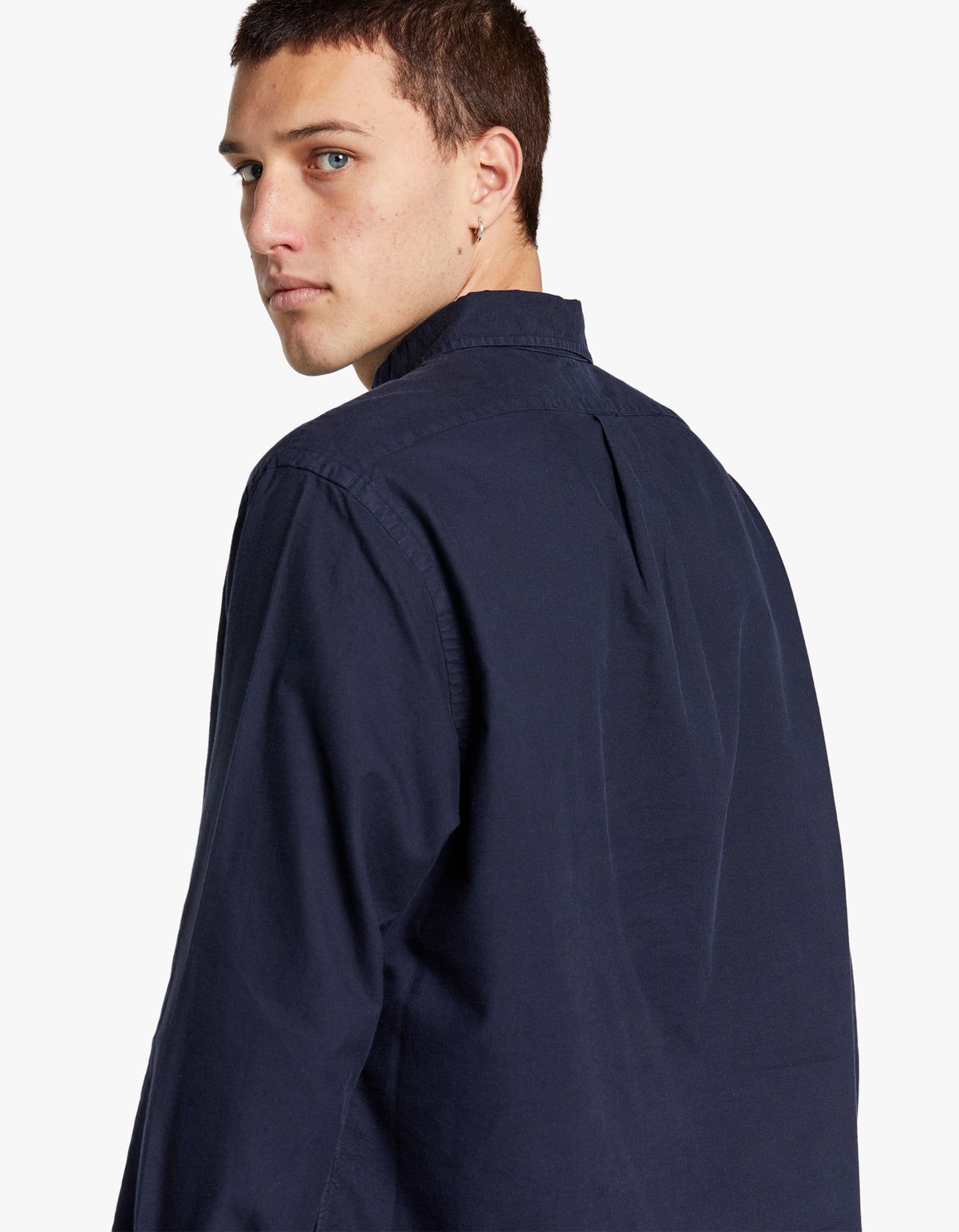 Custom Fit Oxford Shirt GD Oxford - RL Navy