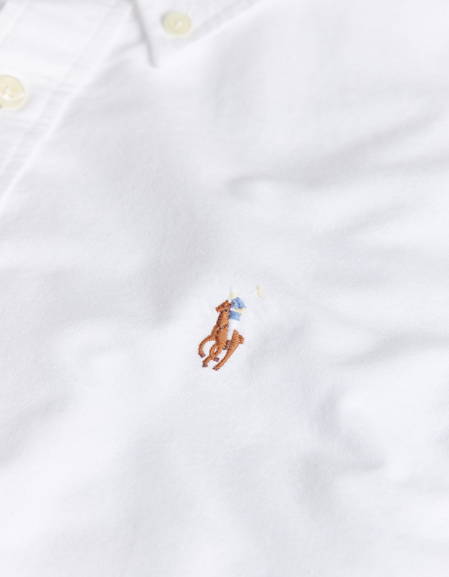Custom Fit Oxford Shirt - White