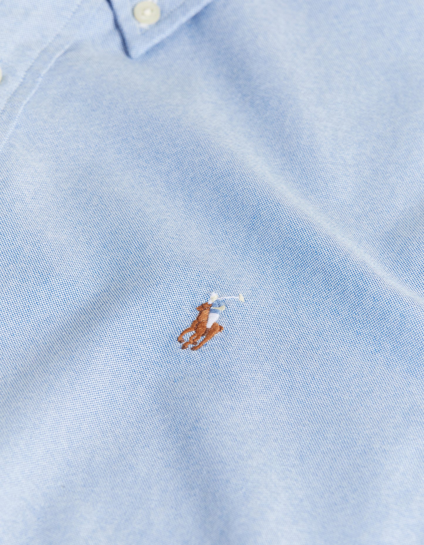 Custom Fit Oxford Shirt - Blue