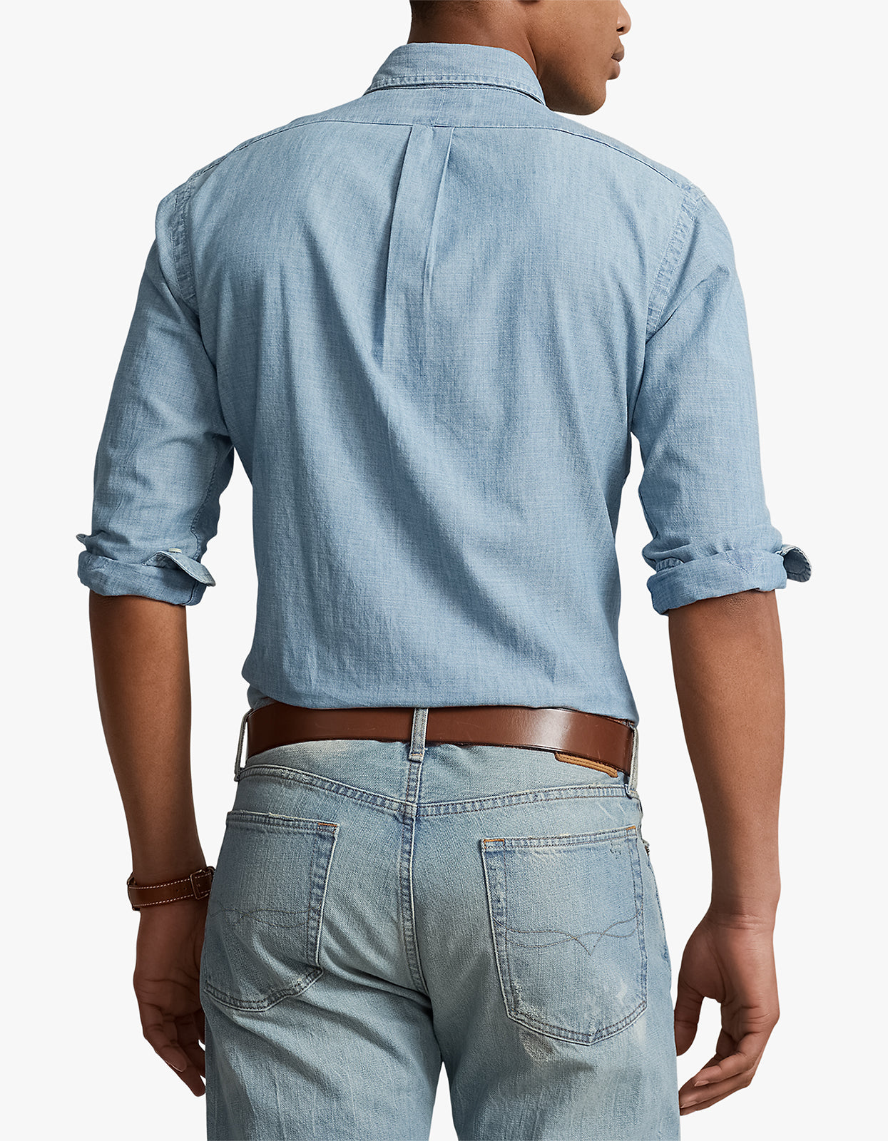 Custom Fit Chambray Shirt - Chambray