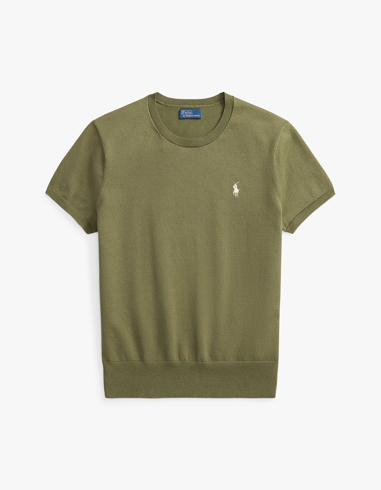 Short Sleeve Sweater - Willow Green