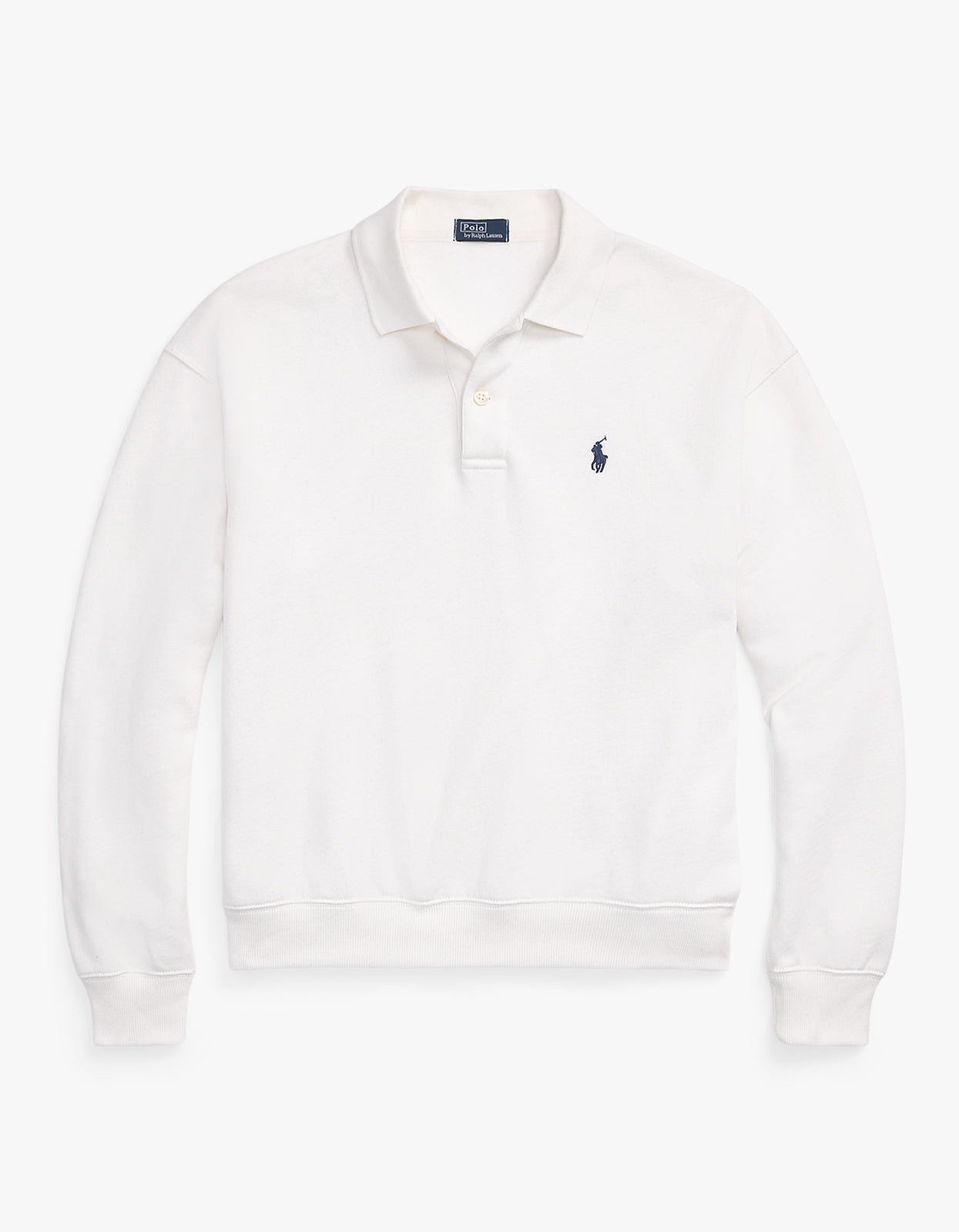 Polo Collar Fleece Pullover - Nevis