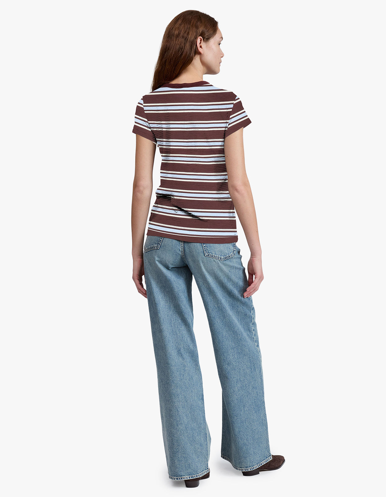 The Slub Striped Tee - Brblm