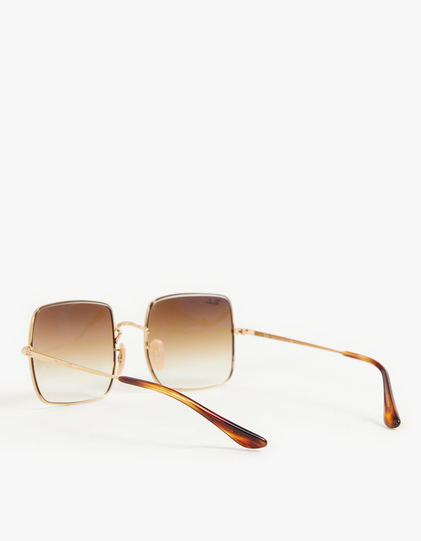 Square Sunglasses - Gold/Brown