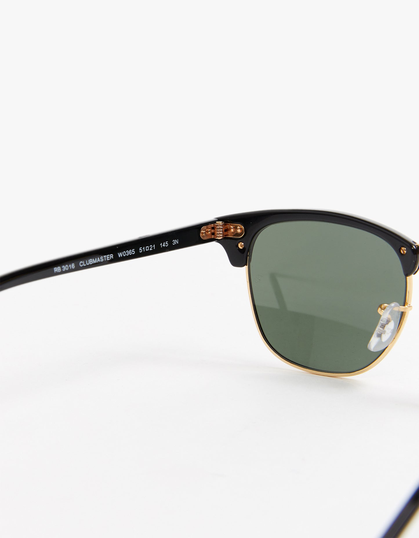 Clubmaster Sunglasses - Ebony/Arista Crystal Green 51