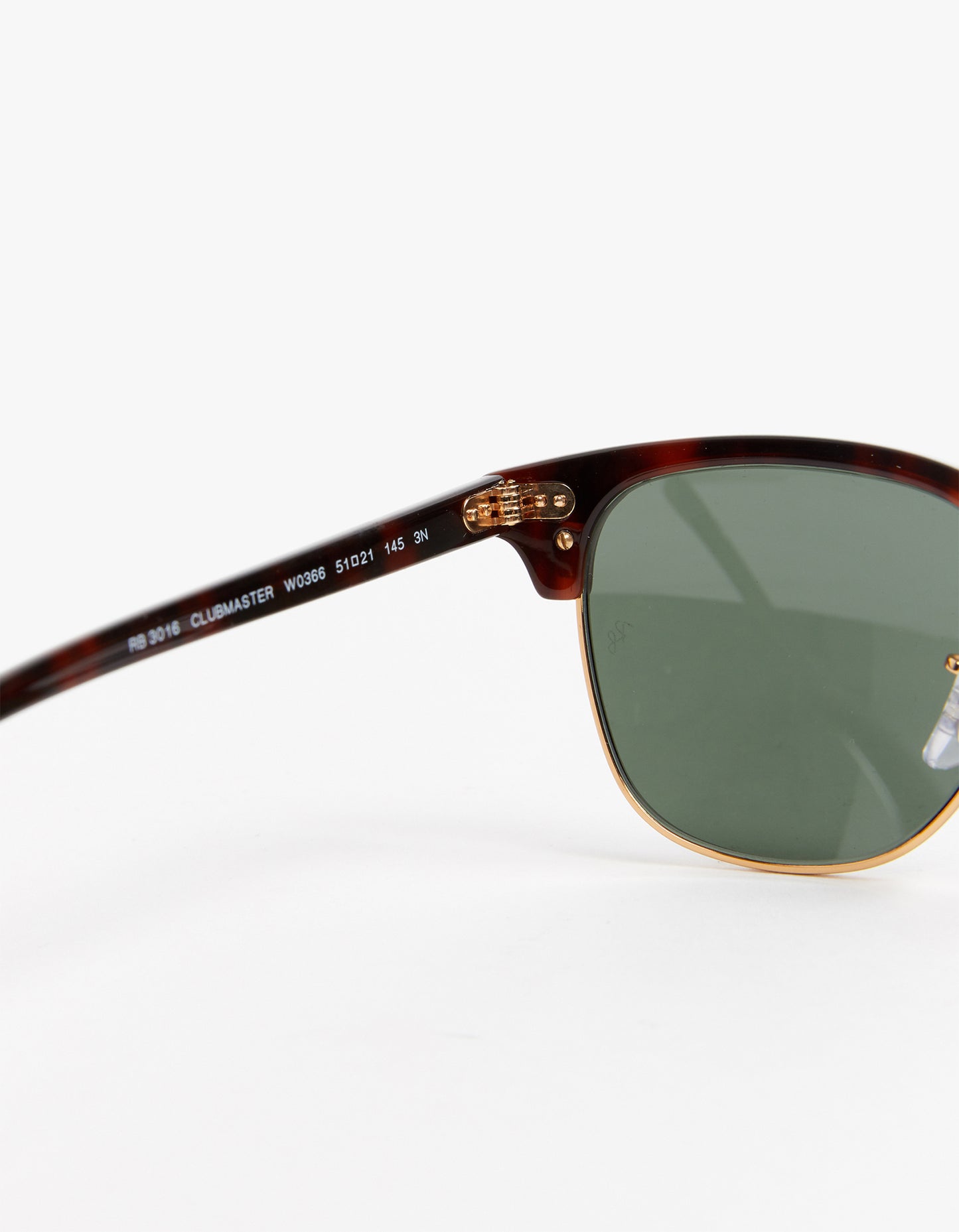 Clubmaster Sunglasses - Tortoise/Arista Crystal Green 51