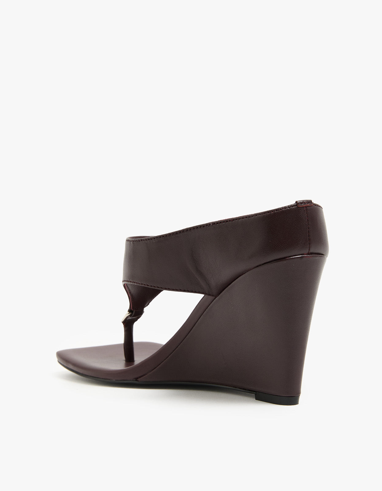 Yvie Wedge - Plum Brown