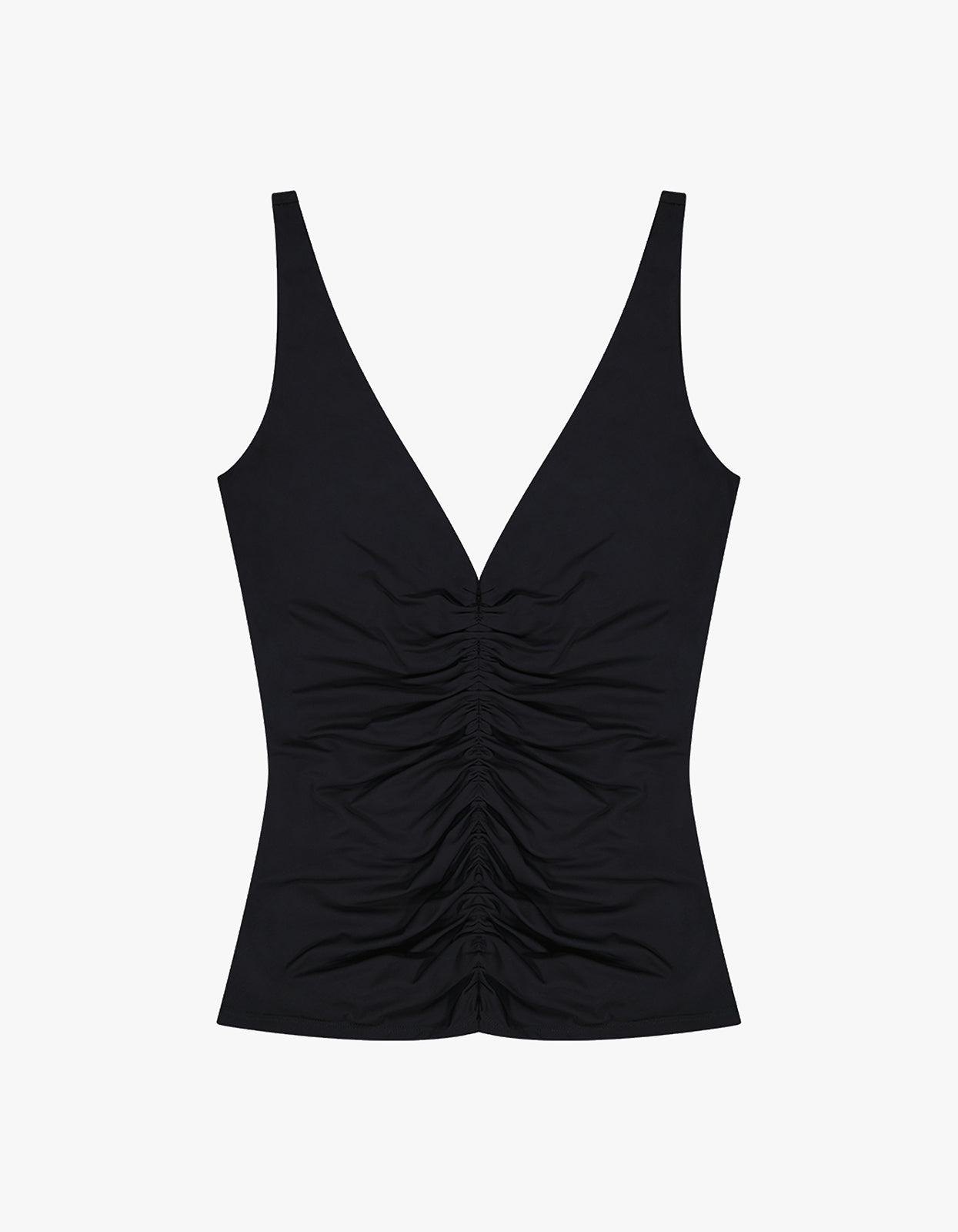 Ruched Top - Black
