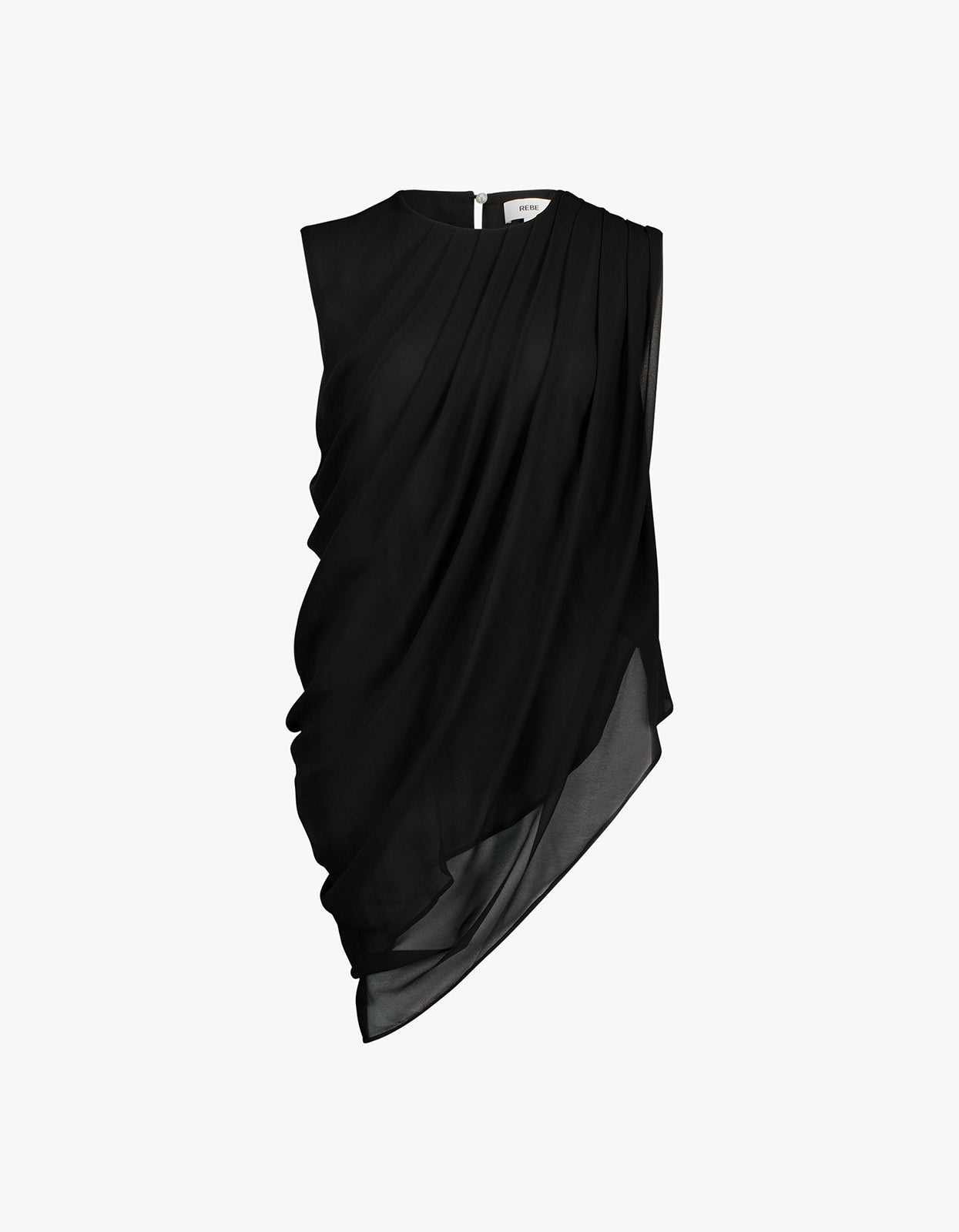 Draped Top - Black