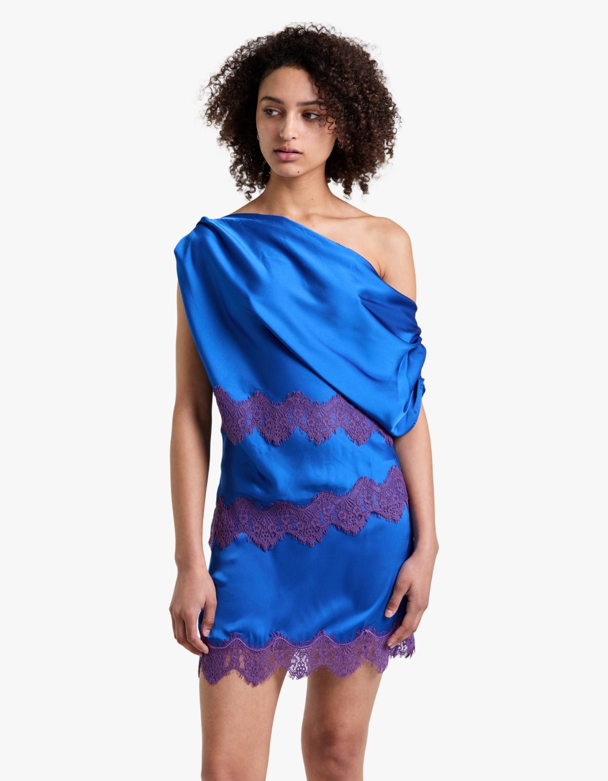 Esme Mini Skirt - Cobalt
