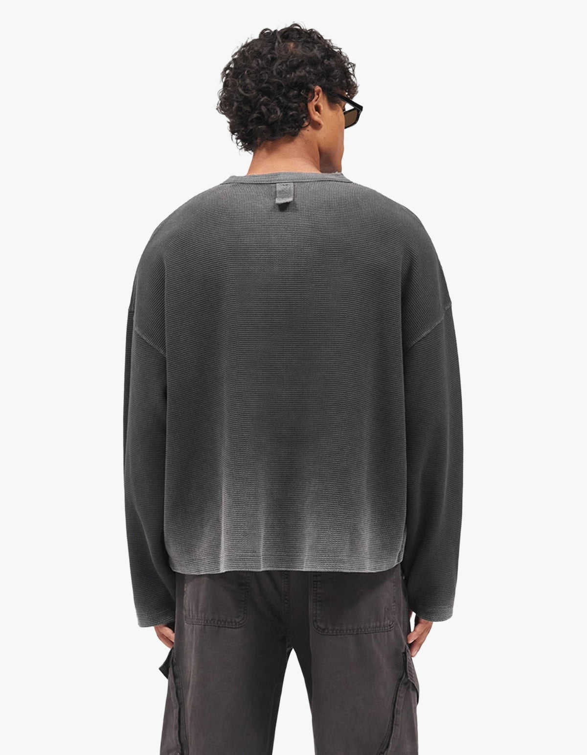 Heavyweight Henley Sweater - Vintage Black