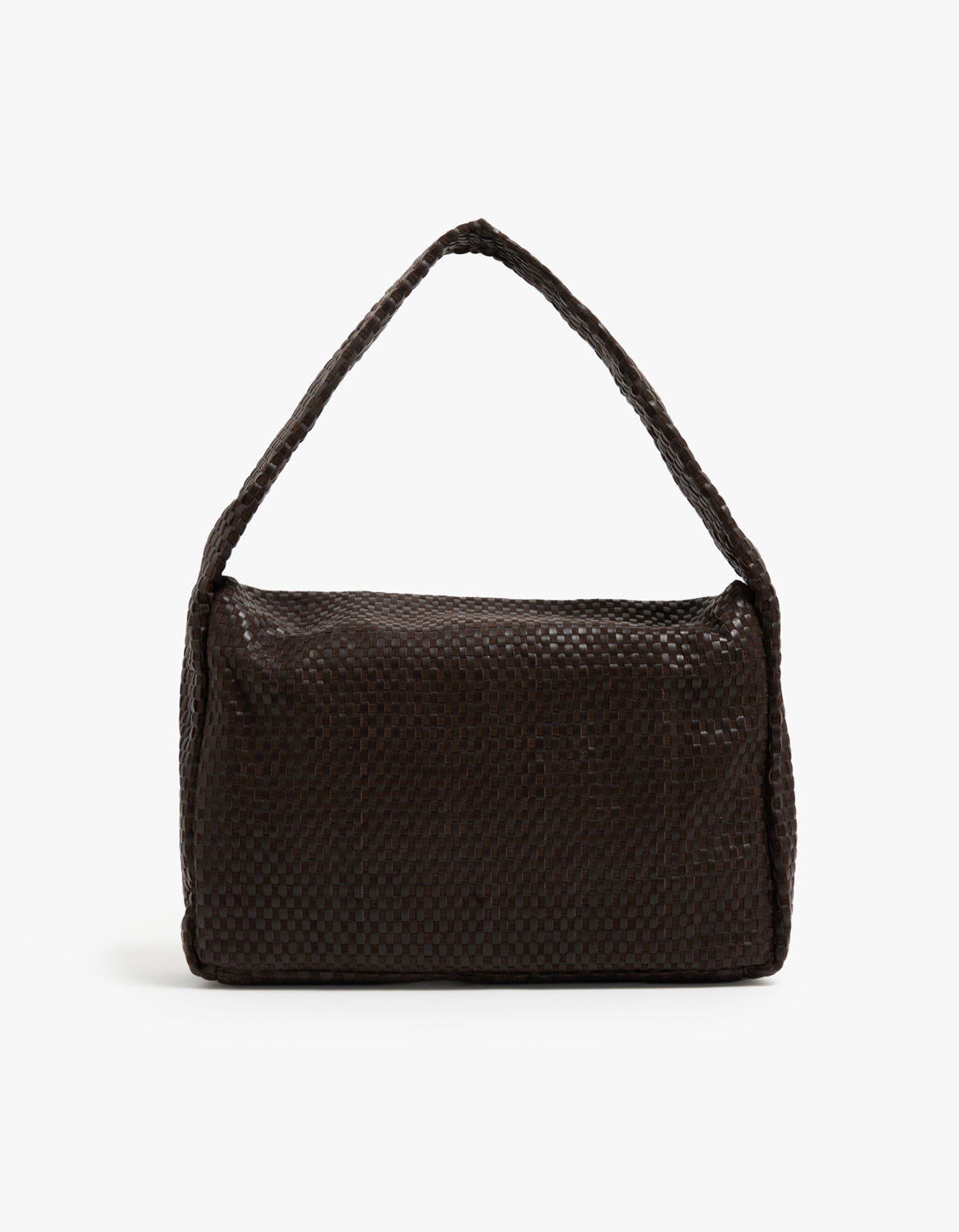 Lattice Everyday Satchel Bag - Coffee