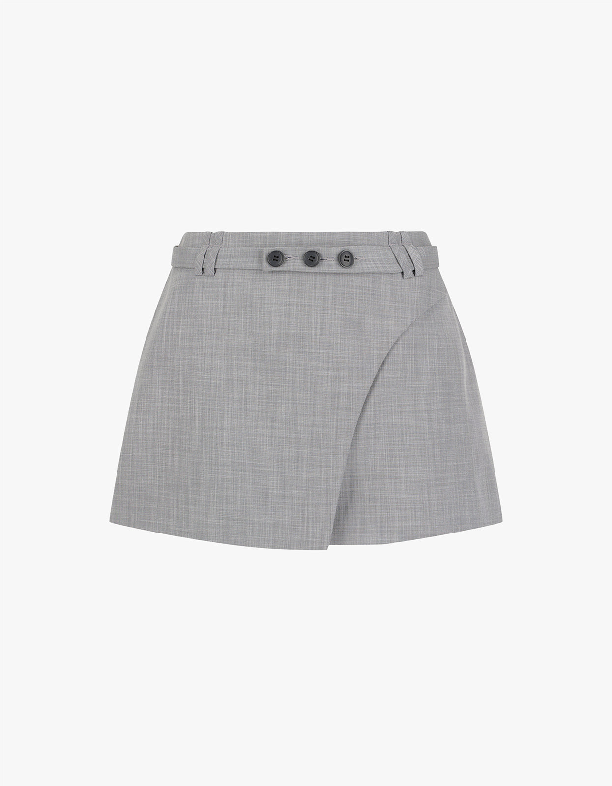 Asher Mini Skirt - Smoke Grey