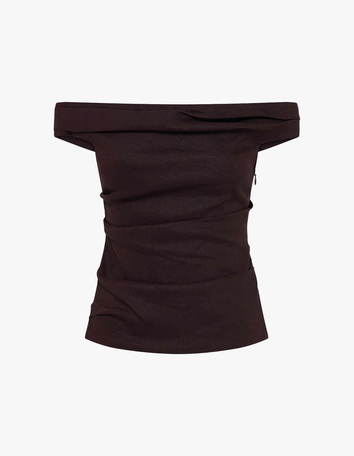 Brooks Off Shoulder Top - Ganache