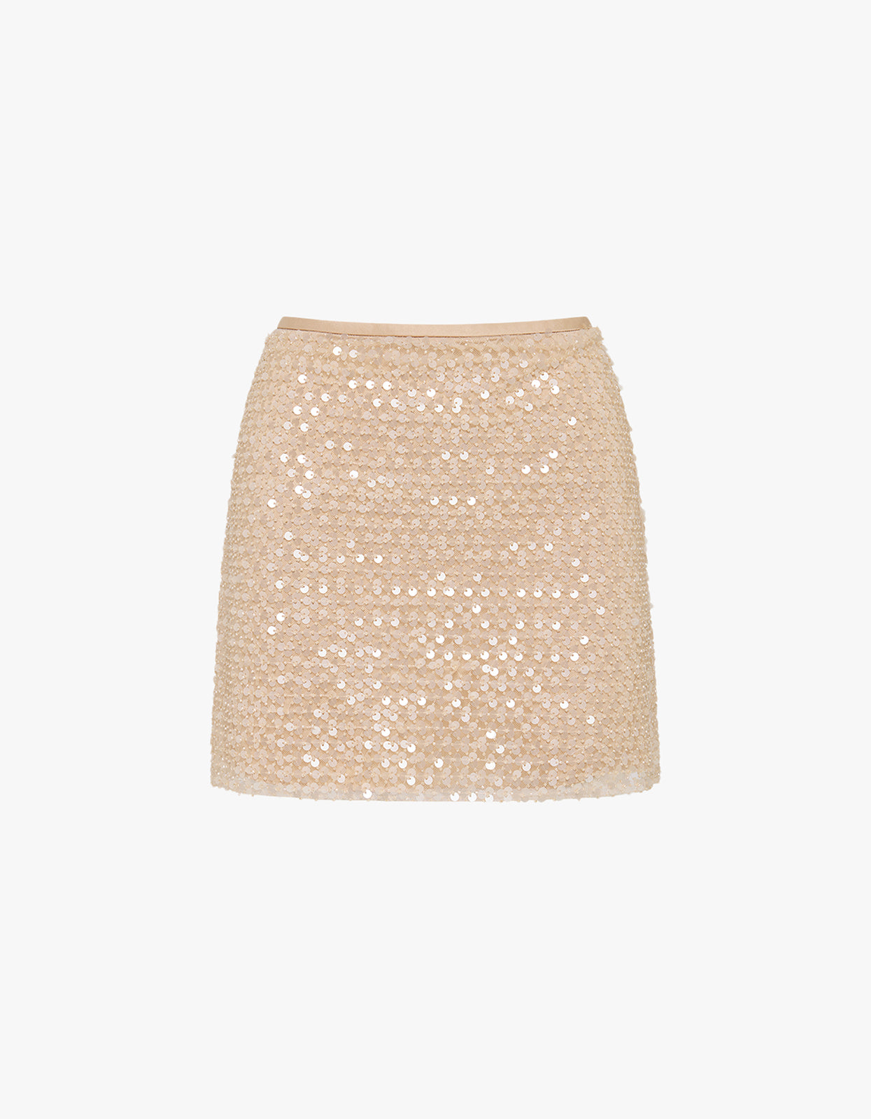 Everly Mini Skirt - Macadamia