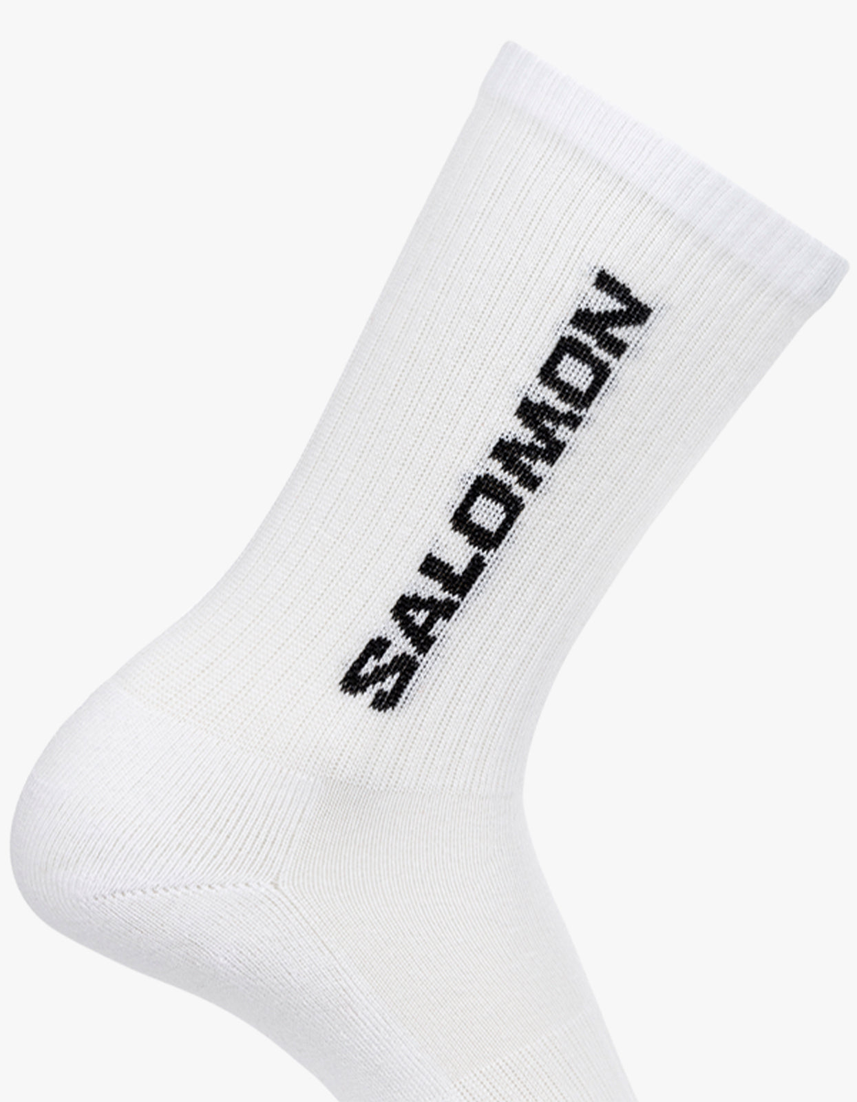 Mens Everyday Crew Socks 3 Pack - White/White/White
